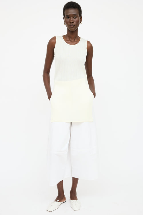 Pleats Please Issey Miyake Pleated Sleeveless Top