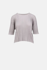 Pleats Please Issey Miyake Pleated Short Sleeve Top