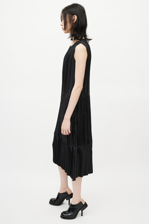 VSP Archive Black Pleated Dress