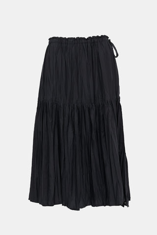 Issey Miyake Fete Pleated Layered Skirt