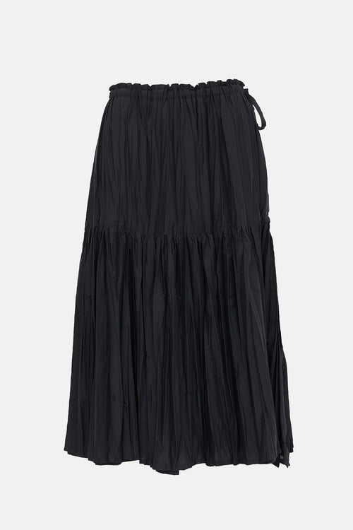 Issey Miyake Fete Pleated Layered Skirt