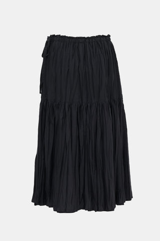 Issey Miyake Fete Pleated Layered Skirt