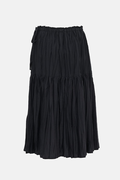 Issey Miyake Fete Pleated Layered Skirt