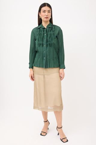 Issey Miyake Fete Silk Blend Shirt