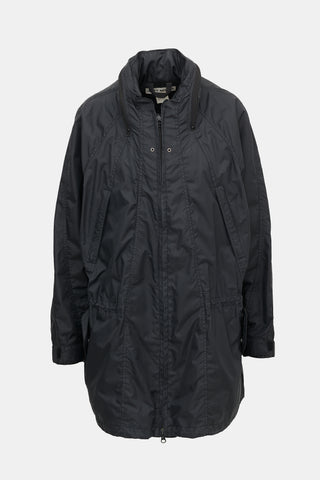 Issey Miyake Oversized Hooded Jacket