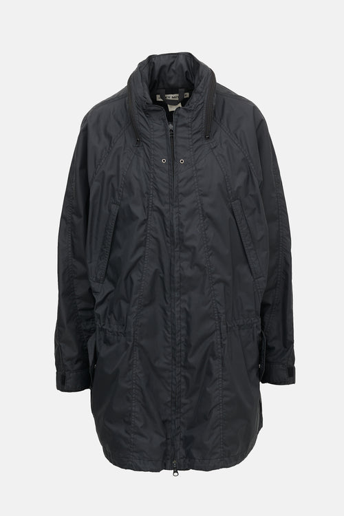 Issey Miyake Oversized Hooded Jacket