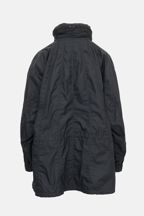 Issey Miyake Oversized Hooded Jacket