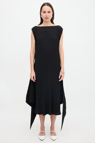 Issey Miyake Pleated Double Stream Dress