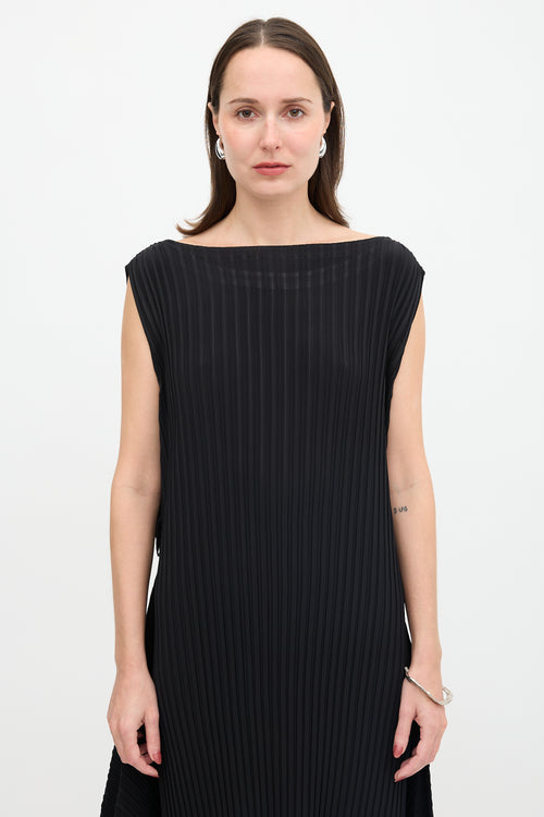 Issey Miyake Pleated Double Stream Dress