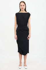 Issey Miyake Pleated Double Stream Dress