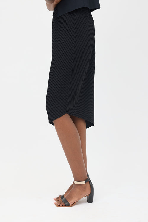 Issey Miyake Plissé Asymmetrical Skirt
