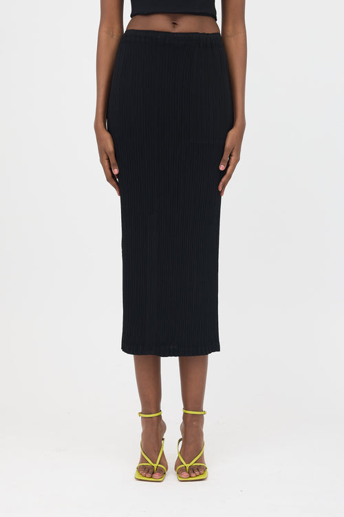 Issey Miyake Plissé Midi Skirt