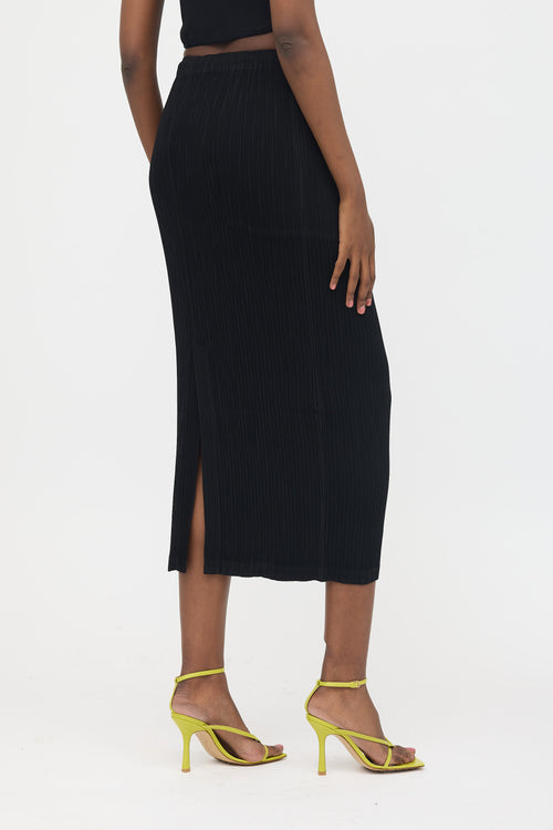 Issey Miyake Plissé Midi Skirt