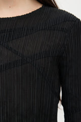 Issey Miyake Plissé Striped Set