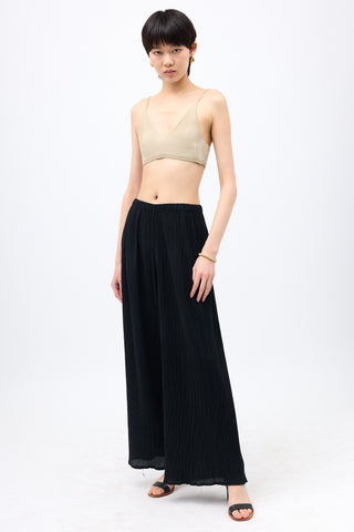 Issey Miyake Plissé Wide Leg Pant