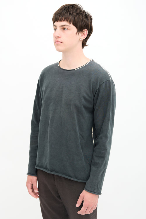 Issey Miyake Raw Edge Sweatshirt