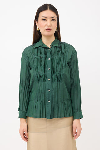 Issey Miyake Fete Silk Blend Shirt