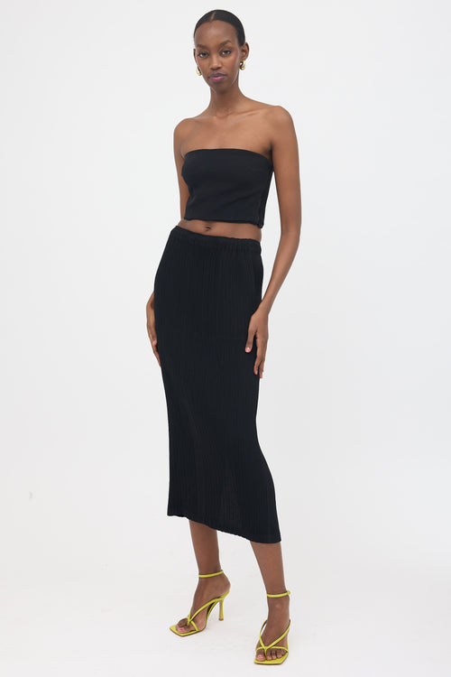 Issey Miyake Plissé Midi Skirt