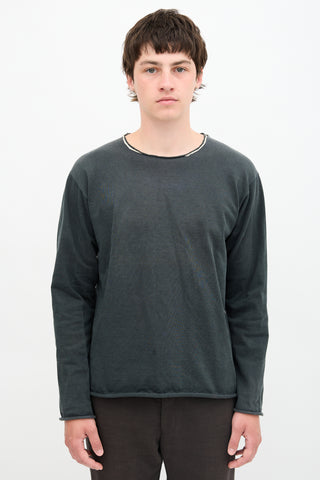Issey Miyake Raw Edge Sweatshirt