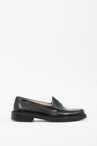 J.Crew Black Patent Leather Winona Penny Loafer