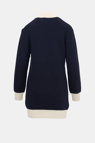 Jacquemus Wool Ribbed Sweater Dress