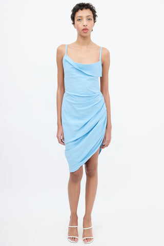 Jacquemus Blue La Robe Saudade Dress