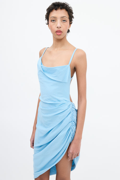 Jacquemus Blue La Robe Saudade Dress