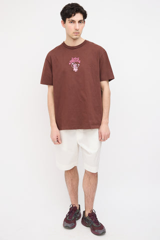 Jacquemus Brown Le Papier 'Le T-Shirt À Plus' T-Shirt