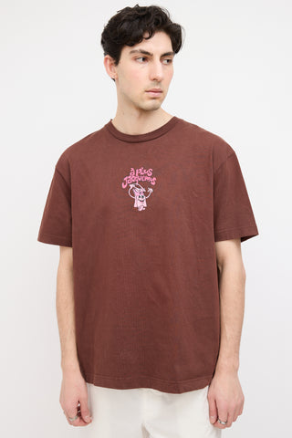 Jacquemus Brown Le Papier 'Le T-Shirt À Plus' T-Shirt