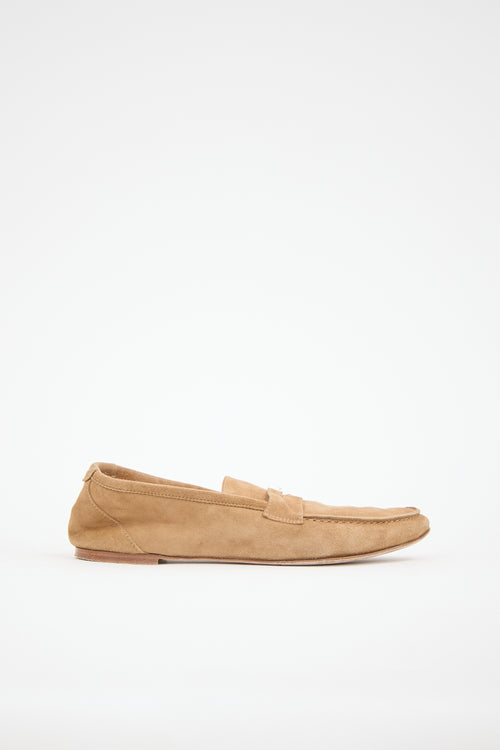 Jamie Haller Suede Penny Loafer