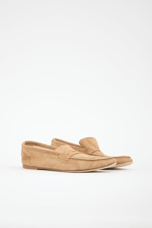 Jamie Haller Suede Penny Loafer