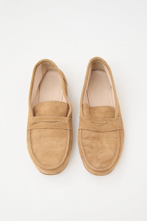 Jamie Haller Suede Penny Loafer