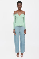 Jacquemus Ribbed Le Cardigan Tordu Cardigan