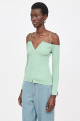 Jacquemus Ribbed Le Cardigan Tordu Cardigan
