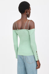 Jacquemus Ribbed Le Cardigan Tordu Cardigan