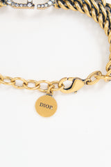 Dior Embellished CD Bracelet & Earring Set