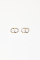 Dior Embellished CD Bracelet & Earring Set