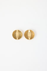 Carole Tanenbaum Vintage for VSP Enamel & Crystal Dome Earrings