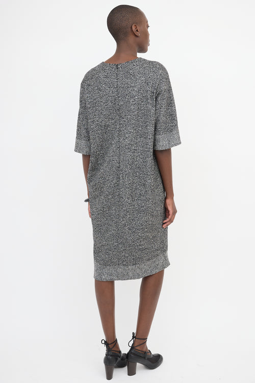 Jil Sander Wool Boucle Dress
