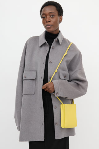 Jil Sander Leather Small Tangle Bag