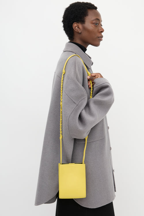 Jil Sander Leather Small Tangle Bag