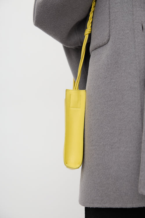 Jil Sander Leather Small Tangle Bag