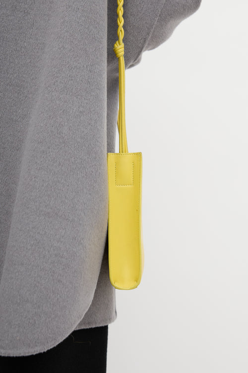 Jil Sander Leather Small Tangle Bag