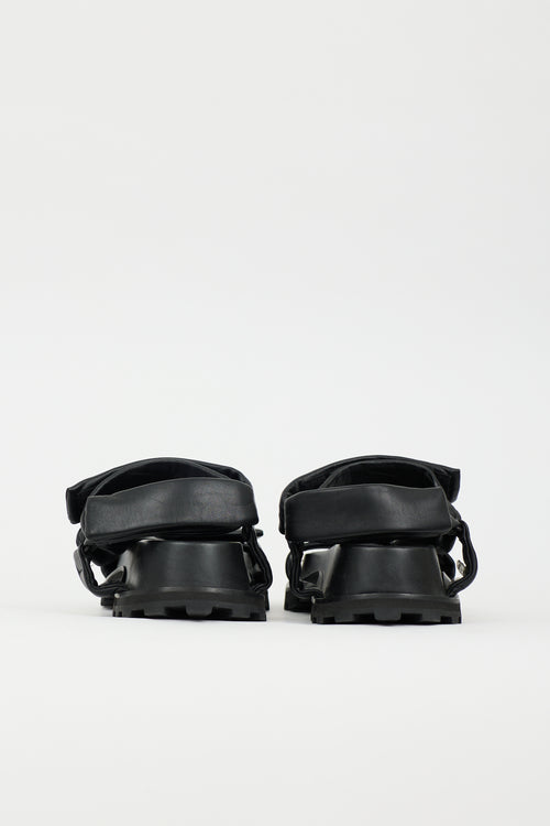Jil Sander Leather Platform Sandal