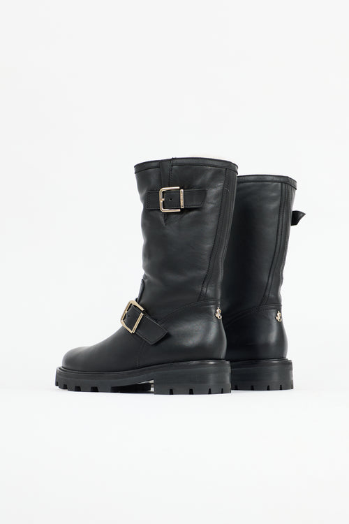 Jimmy Choo Leather Biker II Boot