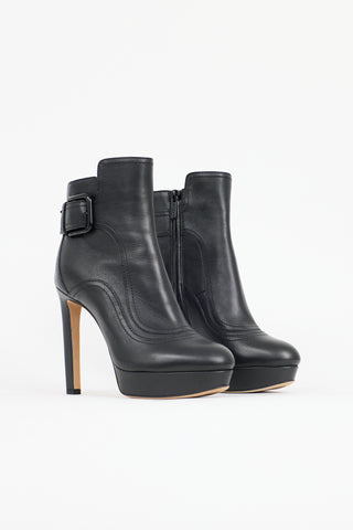 Jimmy Choo Leather Britney Platform Boot