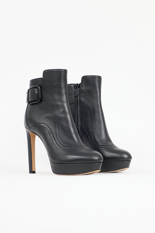 Jimmy Choo Leather Britney Platform Boot