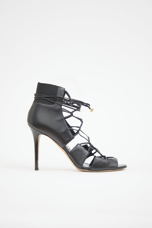 Jimmy Choo Leather Myrtle 100 Sandal