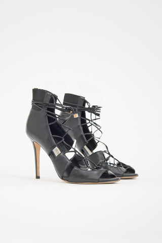Jimmy Choo Leather Myrtle 100 Sandal