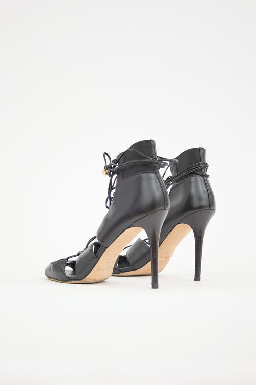 Jimmy Choo Leather Myrtle 100 Sandal